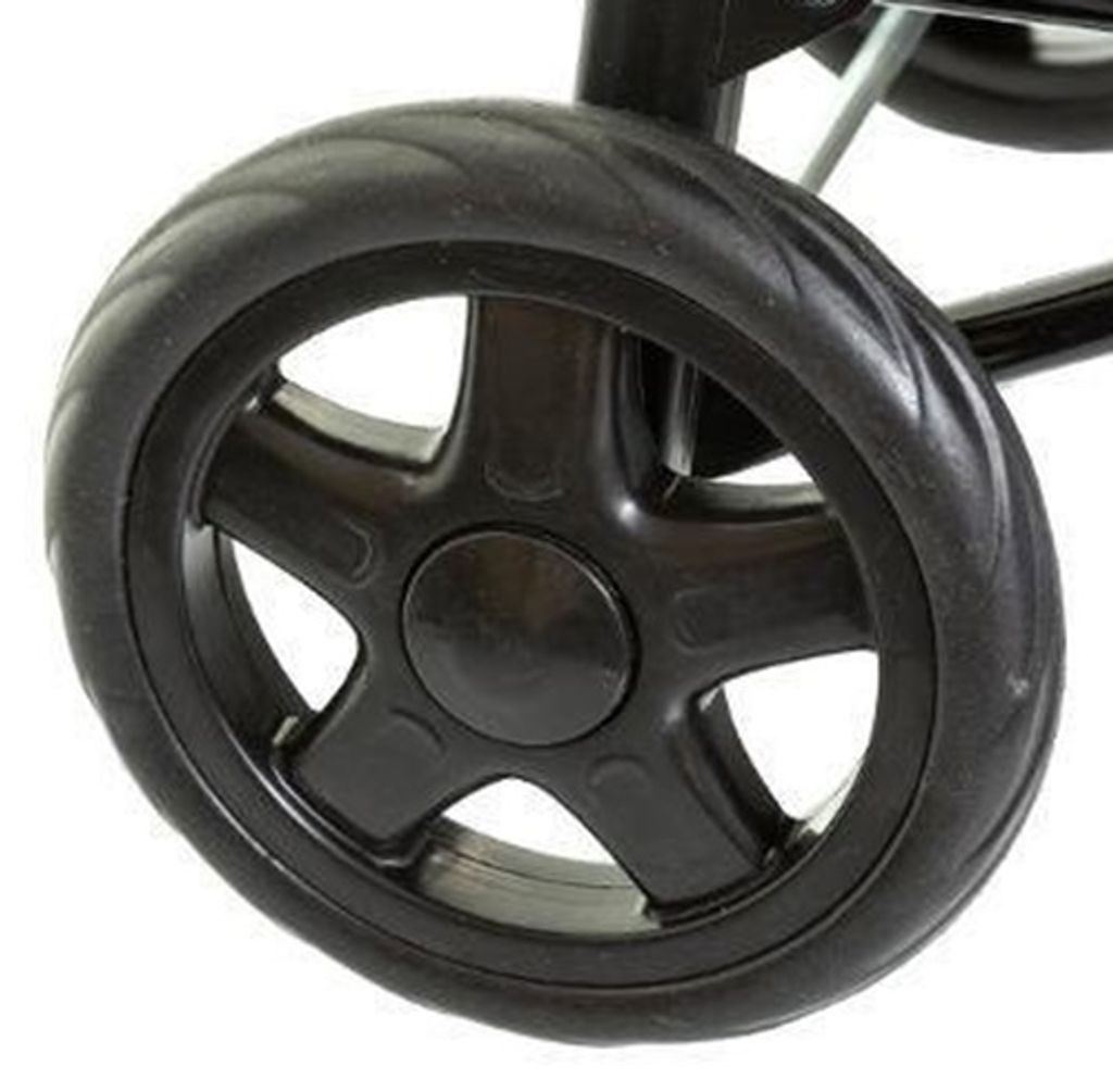 GKA 2 Stück Ersatzrad Rad für Kinderwagen Einkaufstrolley Produktbild 2