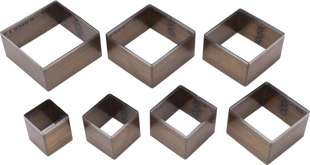 7pcs Hohlschneider quadratisches Design mit hoher Kohlenstoffstahl Mehrzweckverschleiß widerstandsfähiger Loch Set