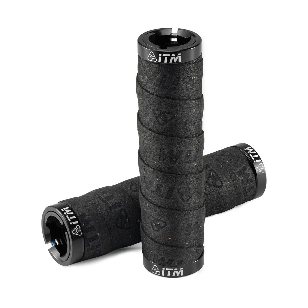 ROCKBROS ITM Lenkergriffe rutschfest Lock-On Aluminium-Ringe Fahrradgriffe 22,2mm mit MTB