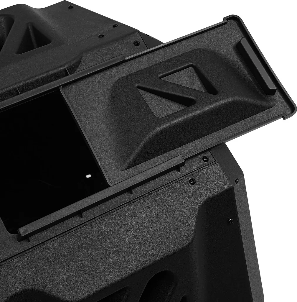 Composteur rotatif 160L double compartiment avec aération active