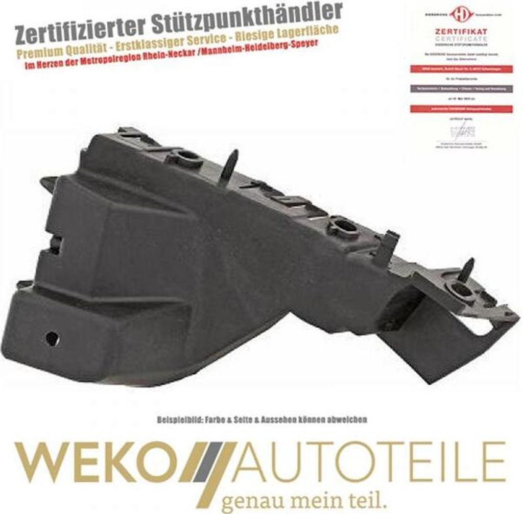 Halter Stoßstange vorne rechts DIEDERICHS 1075262 für AUDI
