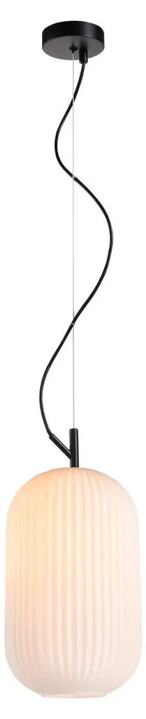 Suspension plafonnier moderne RUES en métal noir pour salon et cuisine