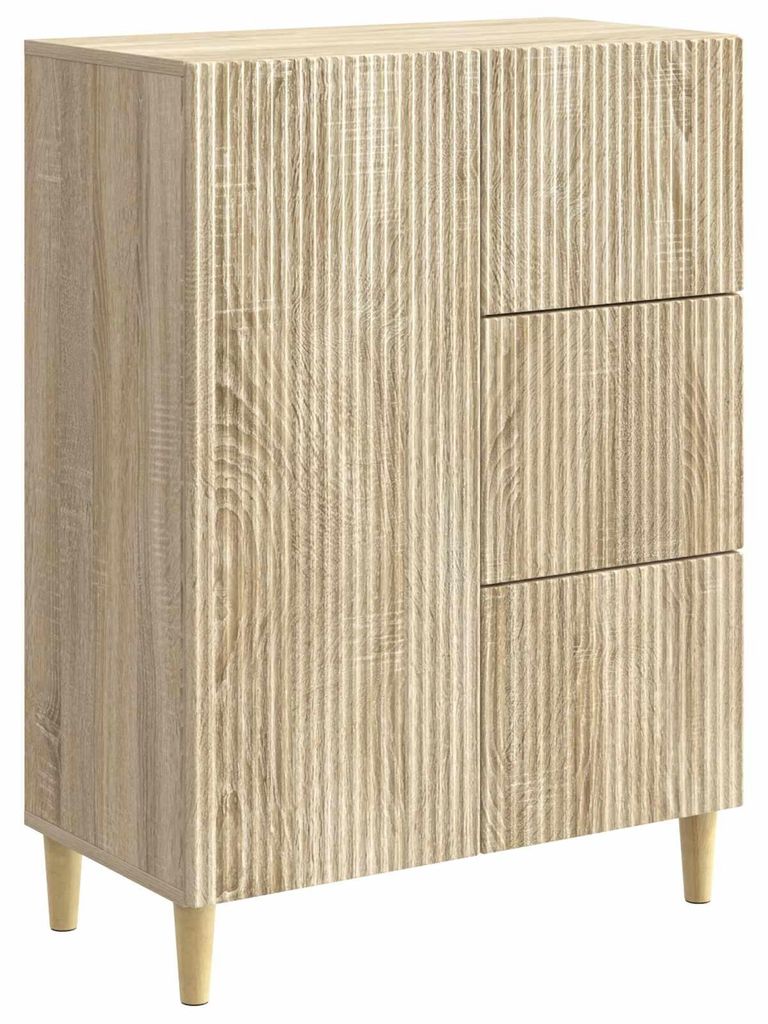Maison Exclusive - Sideboard Sonoma-Eiche 66 x 34,5 x 90 cm Holzwerkstoff