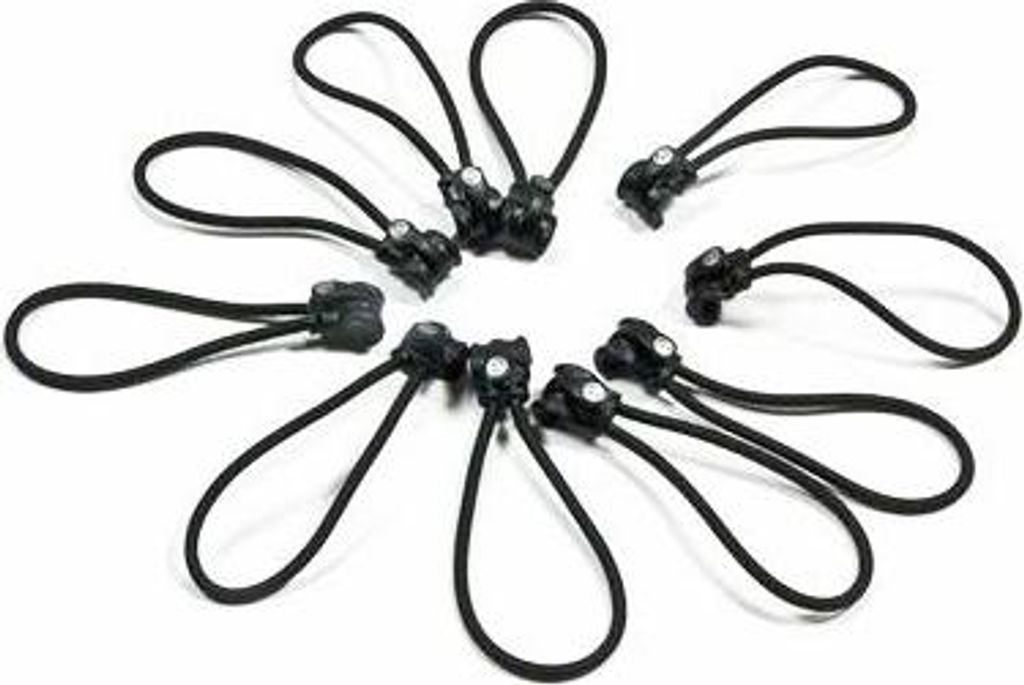 D'Addario Planet Waves PW-ECT-10 Elastic Ties 10 pcs Opaska Zdjęcie produktu 