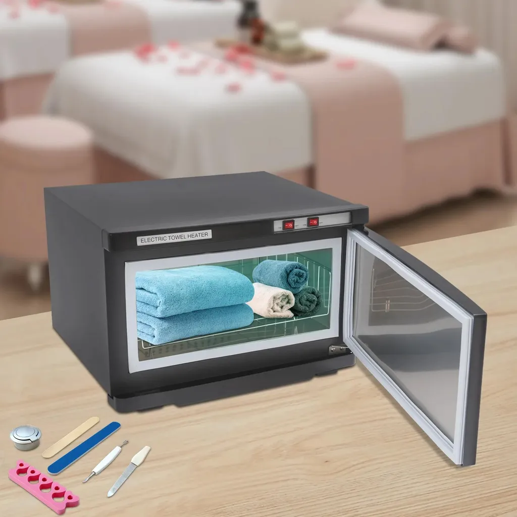 Armoire chauffante pour serviettes 25L - Chauffe-serviette de table - 4