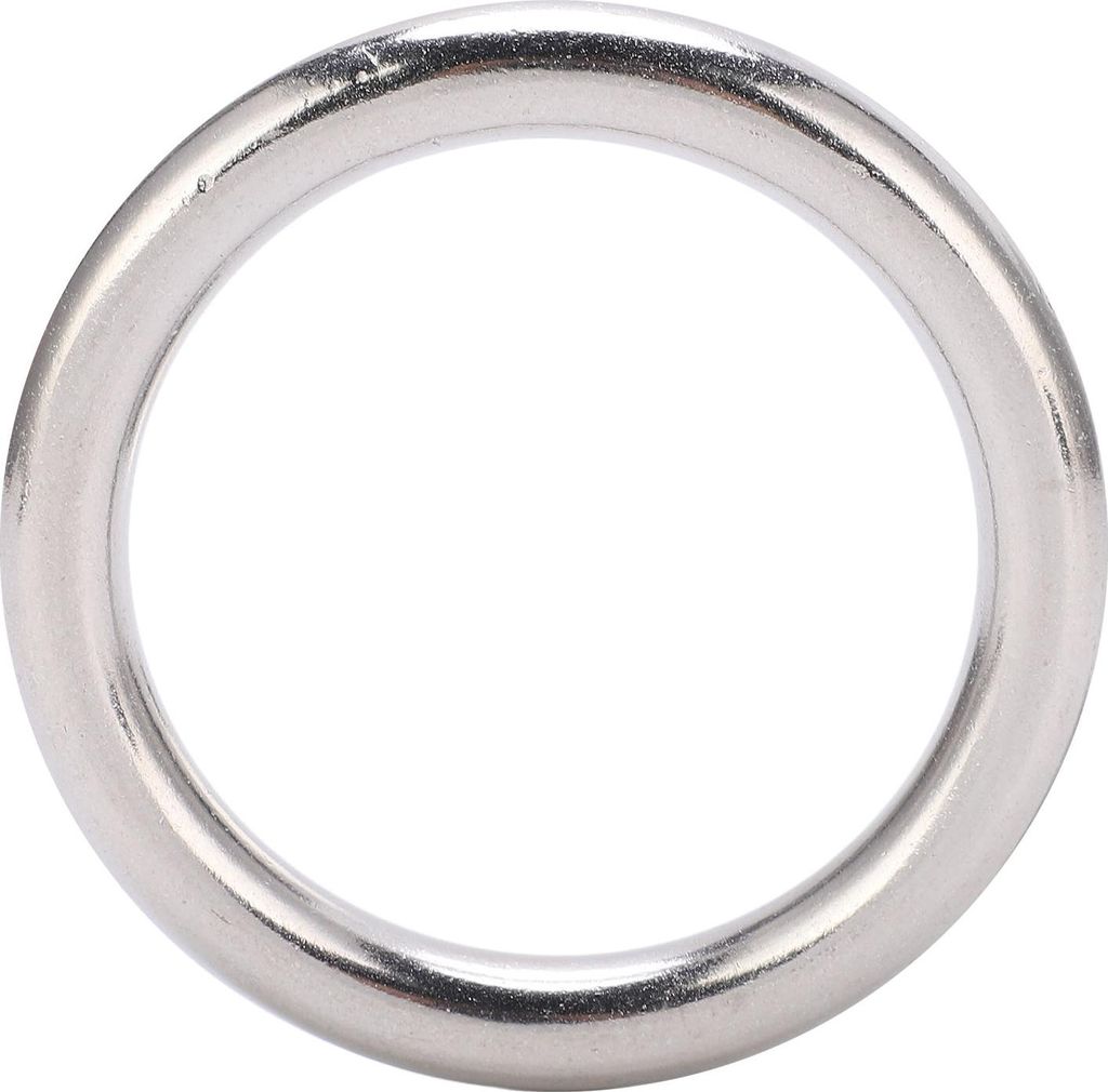 Schweißig -Ring -Edelstahlrunde für Navigations -Tauchhängematten und Bags10x60mm