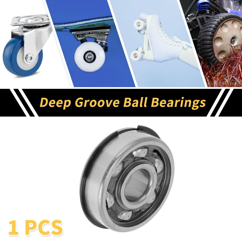 6301NR Rillenkugellager 12x37x12mm P6 Offene Art Geschmierte Lager 1 Stk Auto Roller Skateboard Rad Universal Silber Ton