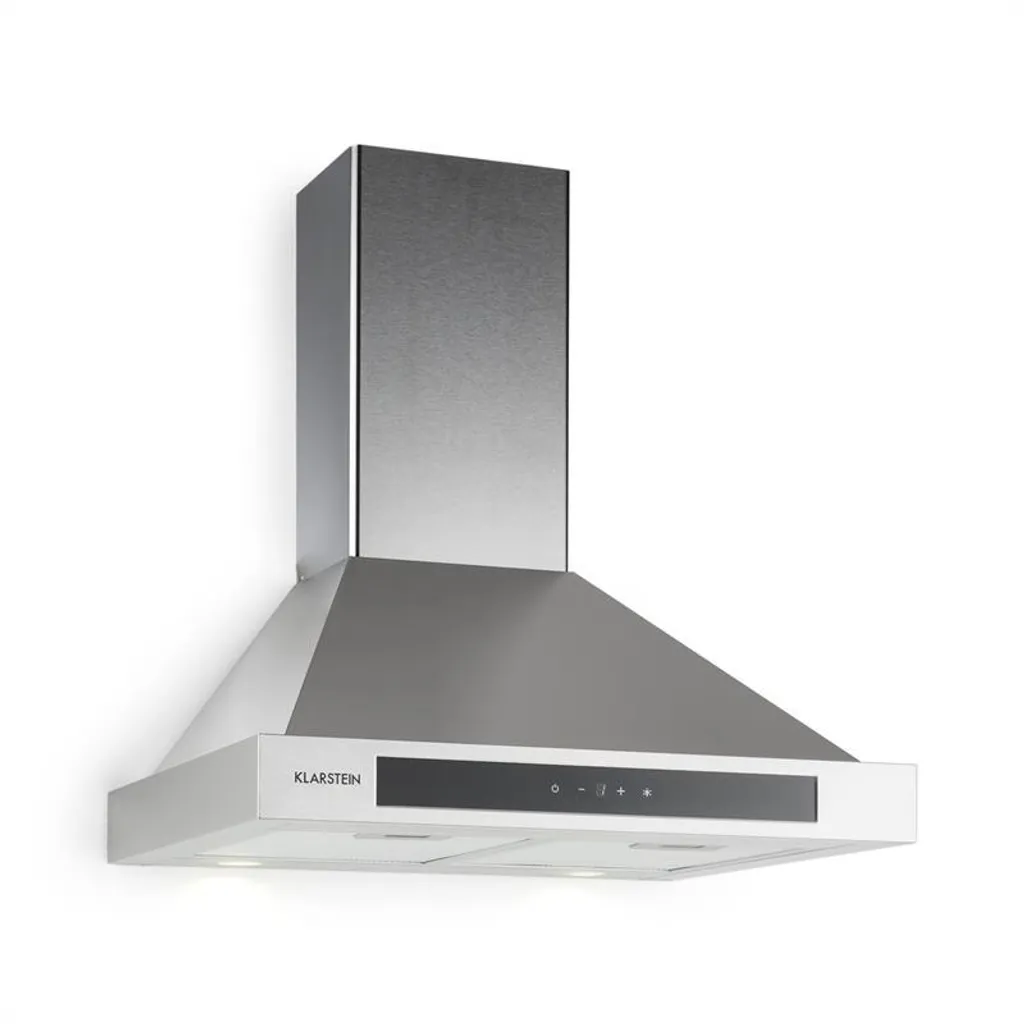 Hotte aspirante tactile 620 m³/h Zelda inox 60cm avec minuteur de cuisson
