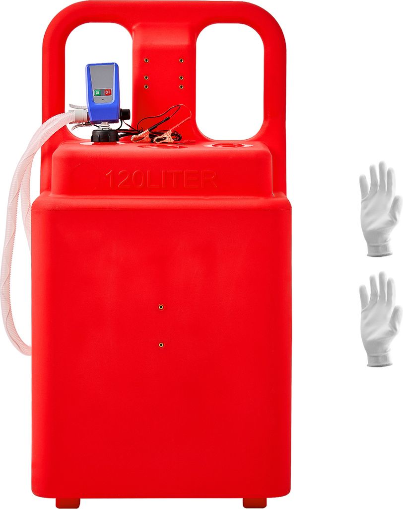 SucceBuy Kraftstofftrolley 121L Kanister mit 9,46L/min Transferpumpe