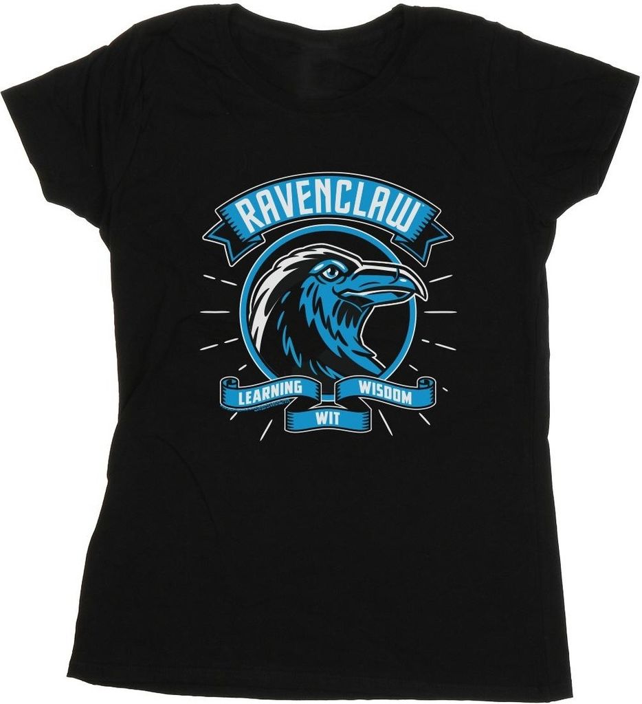 Harry Potter - "Ravenclaw" T-Shirt für Damen BI23904 (L) (Schwarz)