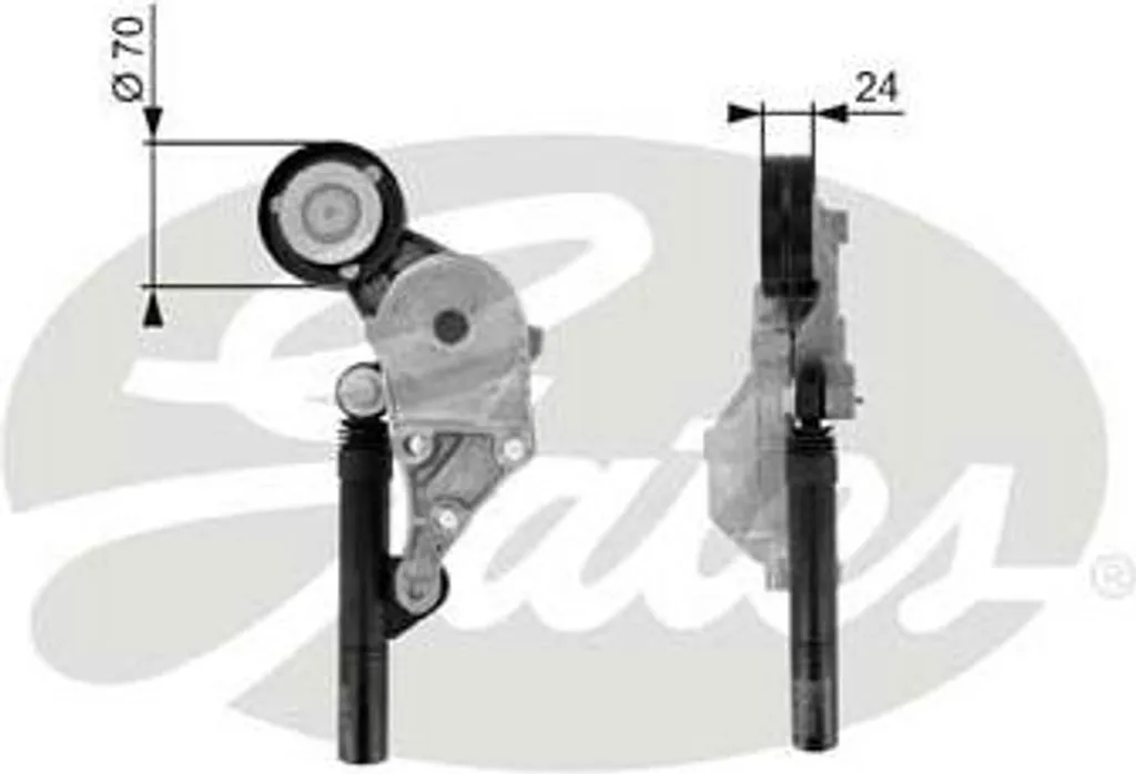 Rullo Tenditore GATES T38192 038903315C: Ridai Vita alla tua Auto