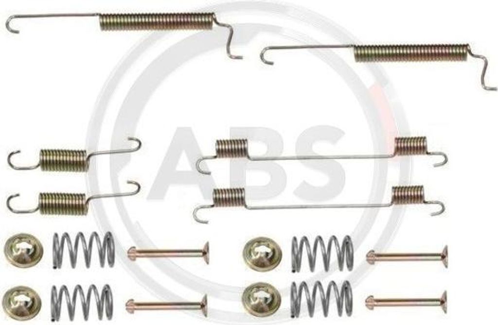 A.B.S. 0795Q Zubehörsatz, Bremsbacken OE 94507950 kompatibel mit Tico, Matiz, Spark