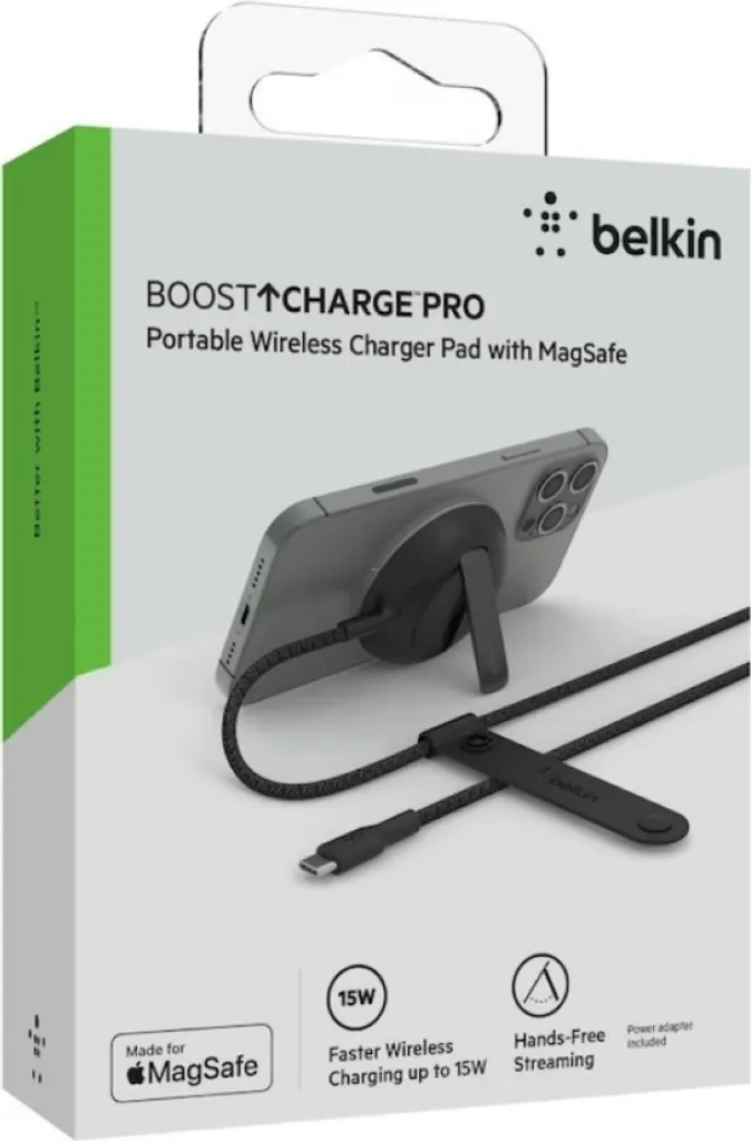 Chargeur MagSafe Belkin Boost Charge Pro - Support de recharge induction - 7
