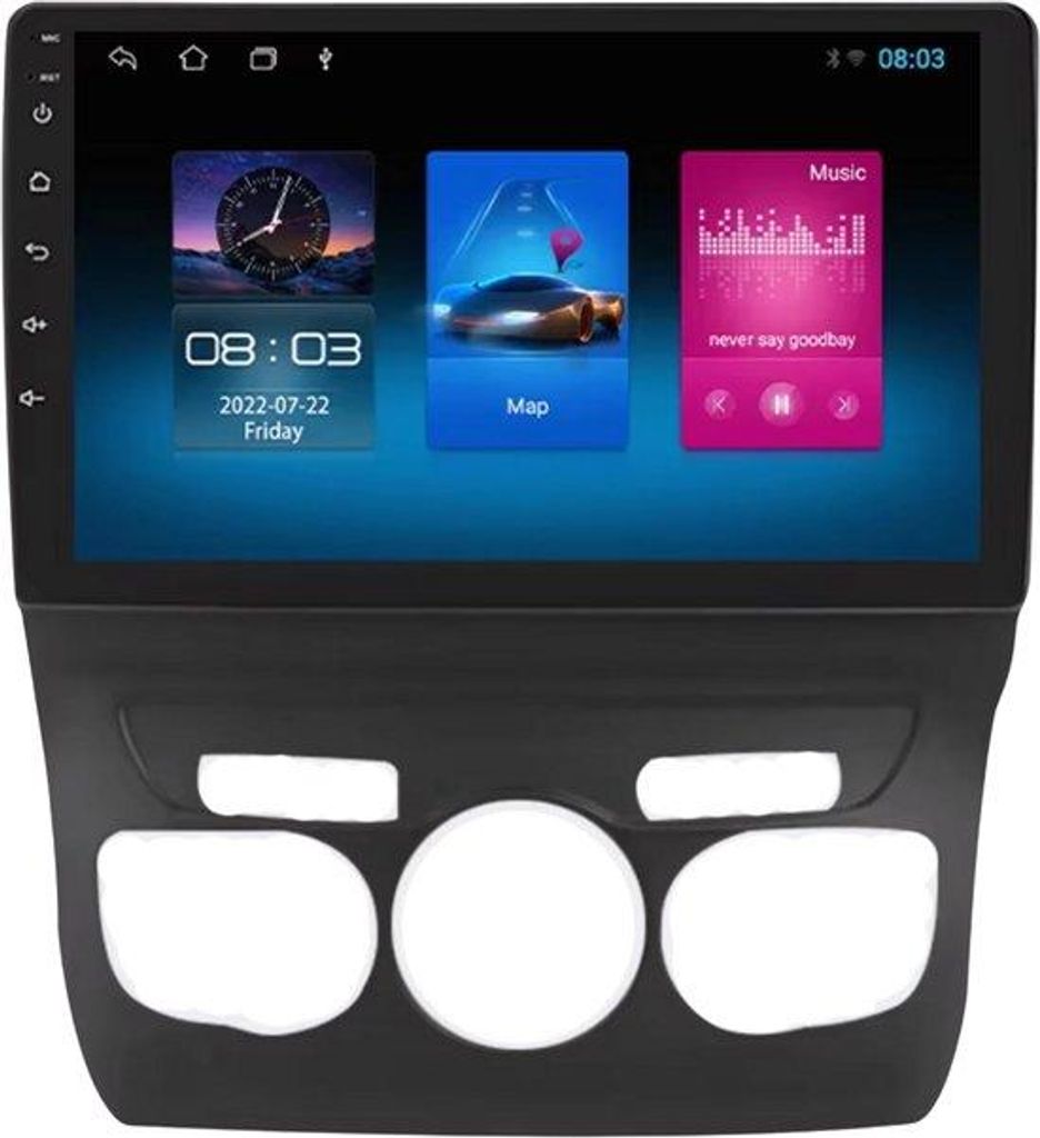 Autoradio mit Bluetooth und CarPlay für Citroën C4/C4L Produktbild 