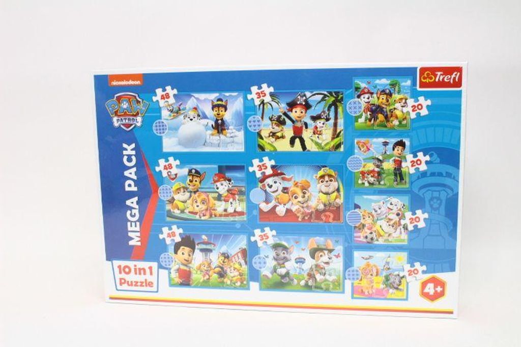 TREFL Puzzle Paw Patrol MEGA PACK 10v1 Produktbild 