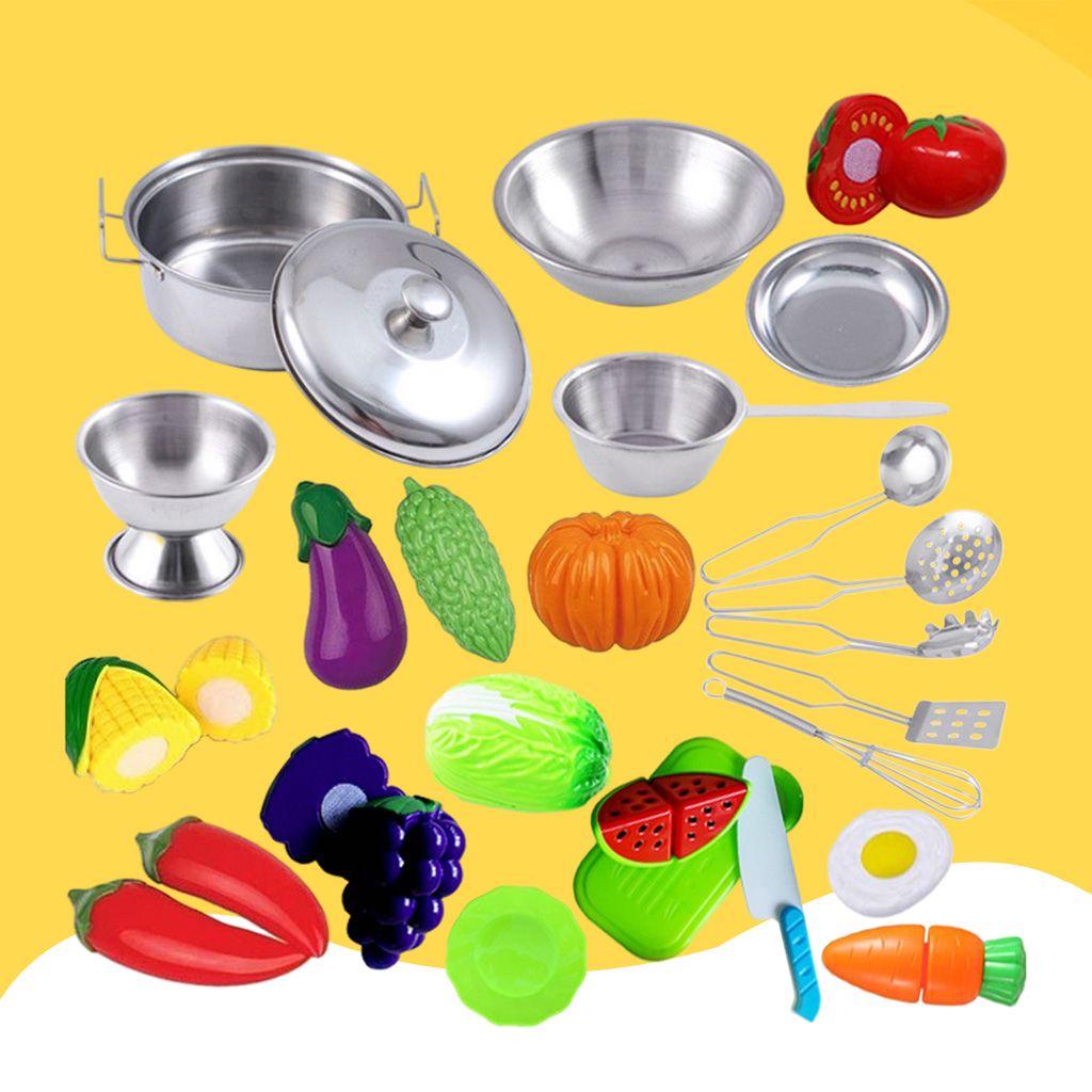 NIWWIN Kinder BBQ Spielzeug Set, Küche Essen Plays Produktbild-Vorschau 9