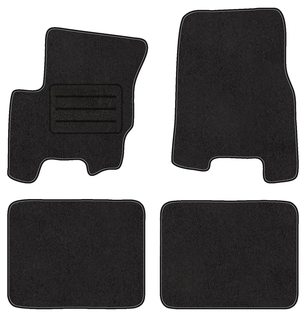 Tappetini Lusso Velluto Ssangyong Korando II 1996-2006 Serie Premium
