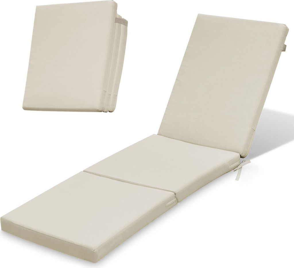 Auflage für Gartenliege Sonnenliege 198x58x4 cm Faltbar | Produktbild 1