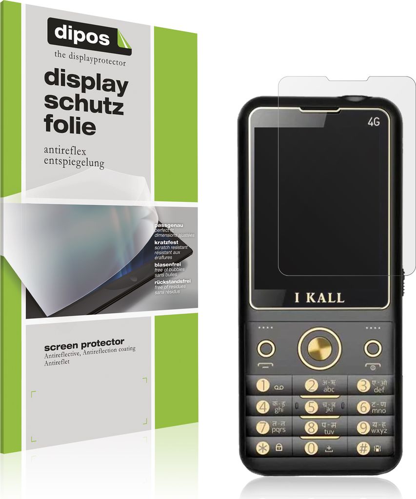 4x Schutzfolie für I Kall K11 Pro 4G matt Displayschutzfolie Folie Display Schutz dipos