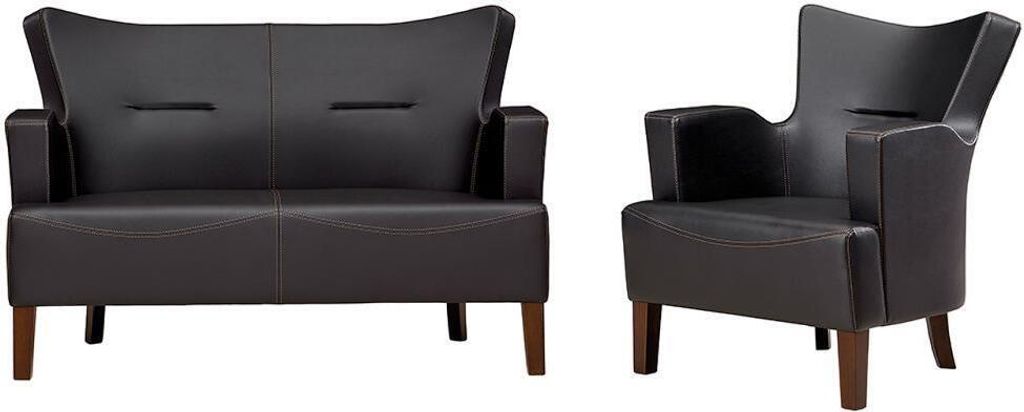 Sofagarnitur Moderne Designer Sofz 2-Sitzer Luxus Polster Sessel 2+1 Set