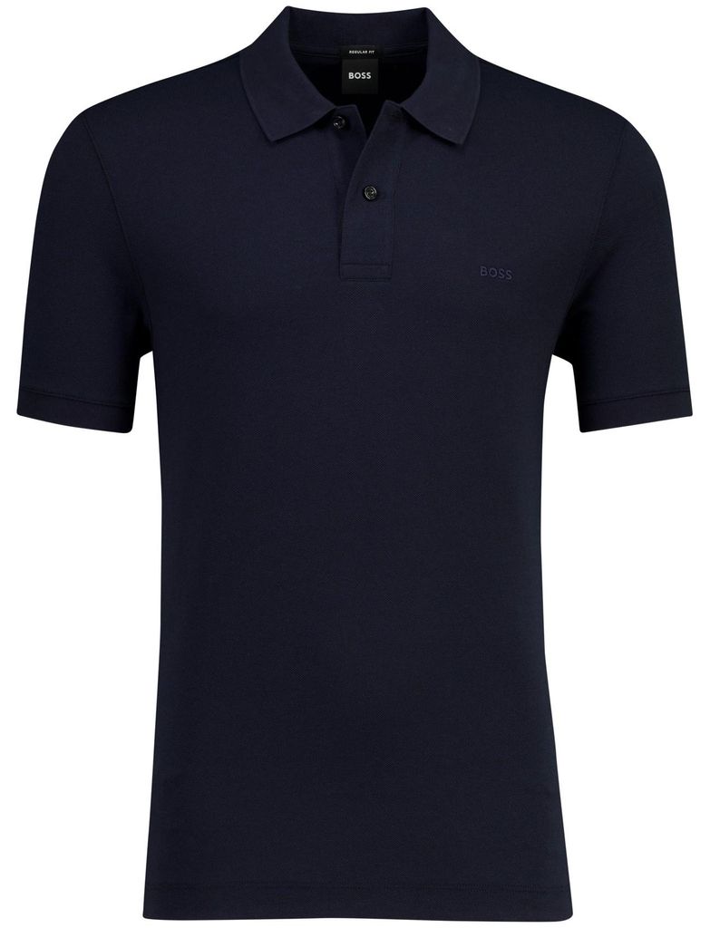 Boss Black Pallas Poloshirt kurzarm dunkelblau