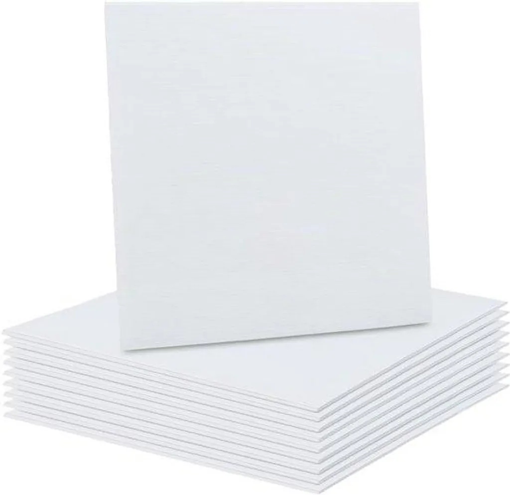 Signalétique murale blanche anti-jaunissement - Panneau 30x30 cm durable