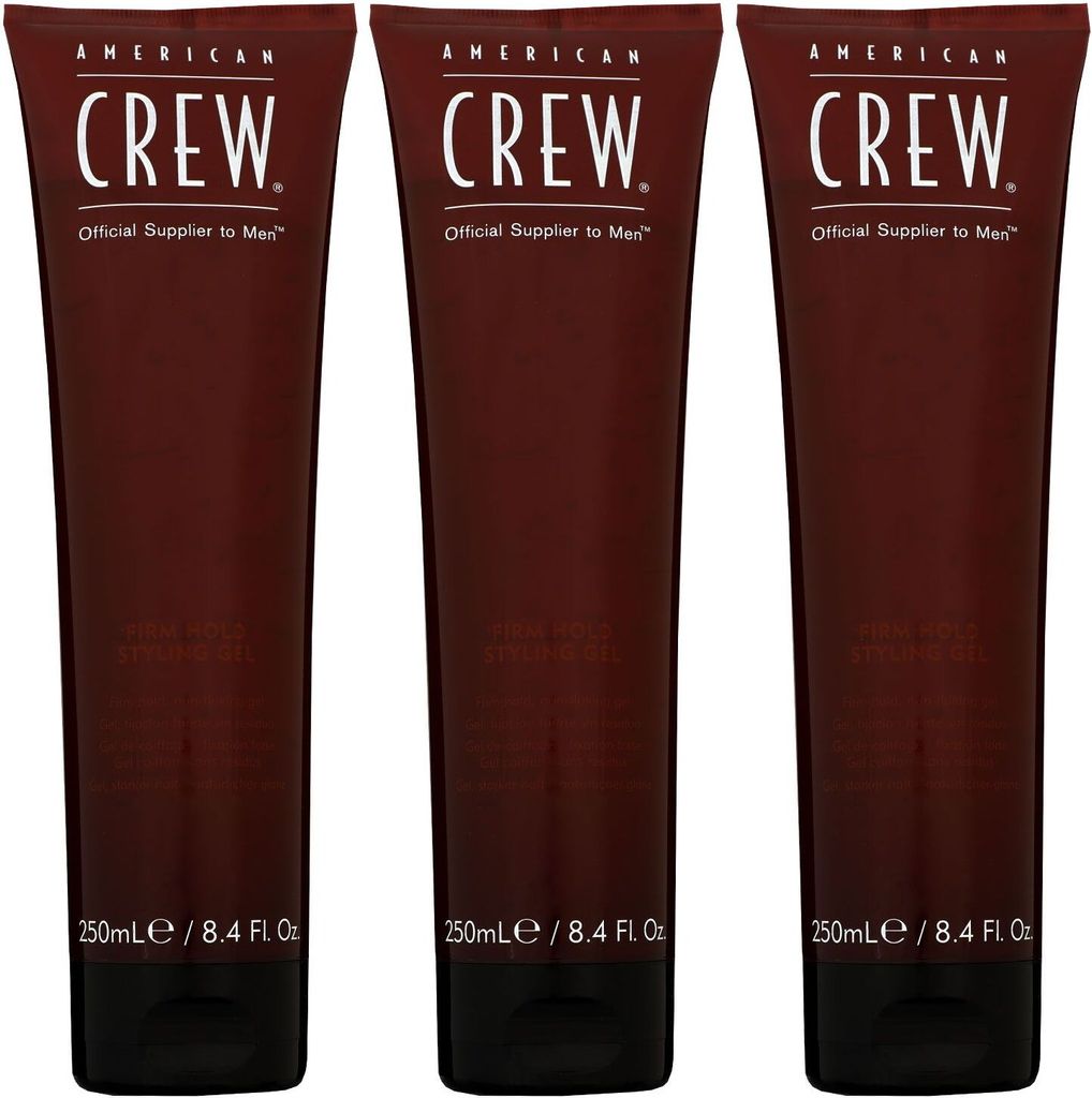American Crew Haargel Classic Firm Hold Styling Gel 3 x 250 Produktbild 