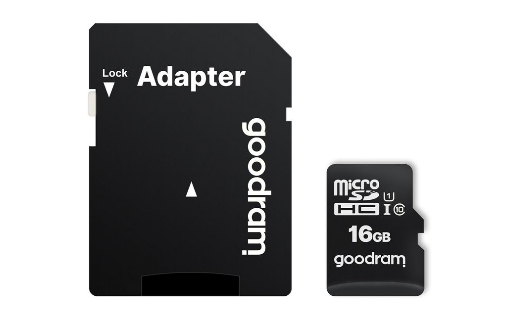 Goodram M1AA, 16 GB, MicroSDHC, Trieda 10, UHS-I, 100 MB/s, Obrázok produktu 