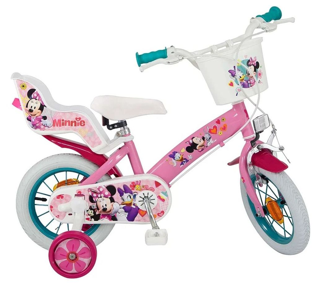 12 Zoll 12"  Kinderfahrrad Fahrrad Mädchenfahrrad Disney Minnie Mouse Maus Bike 