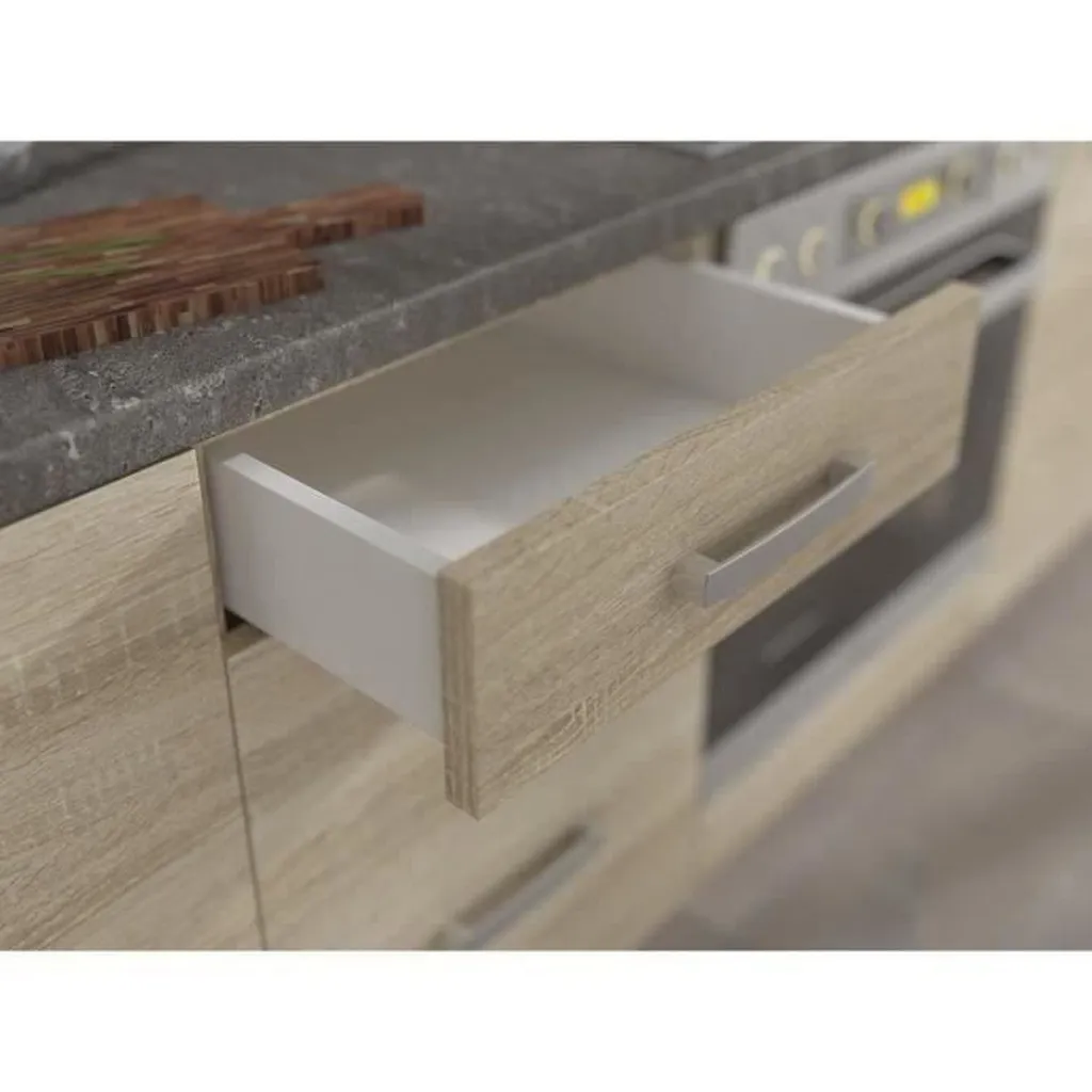 Meuble d'appoint Chêne pour Entrée ou Chambre - Solution de Stockage Modulable - 2