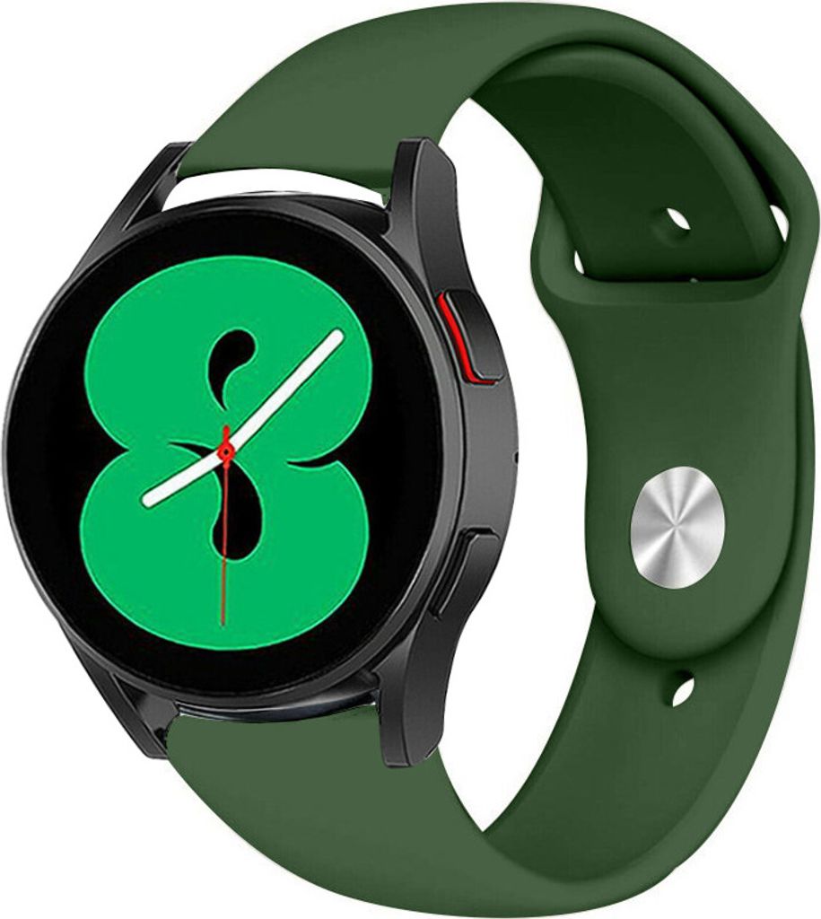 Strap-it Samsung Galaxy Watch 4 - 40mm Sportarmband (ArmeeGrün)