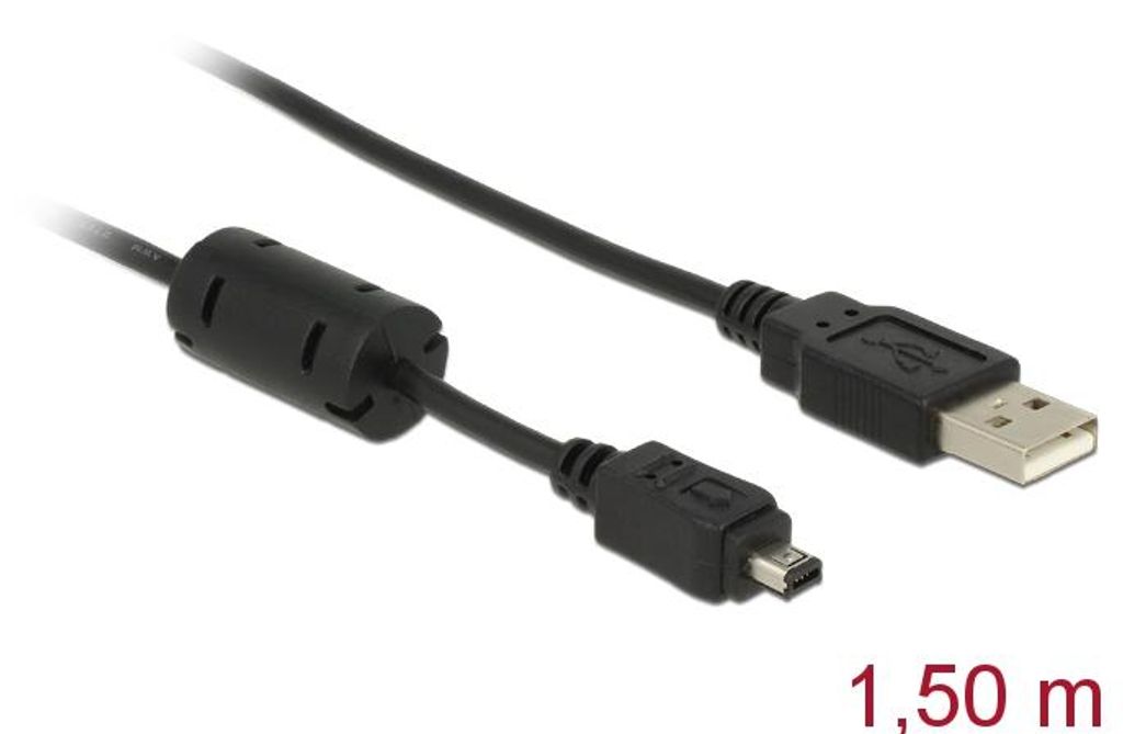Delock 82208 USB Kabel Delock A -> mini 4Pin St/St 1.50m Image du produit 