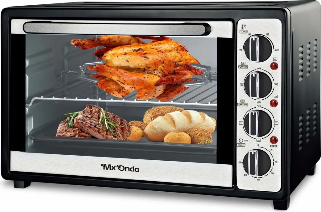 Plaque chauffante Mx Onda MXHC2684 puissante 1800 W en inox noir