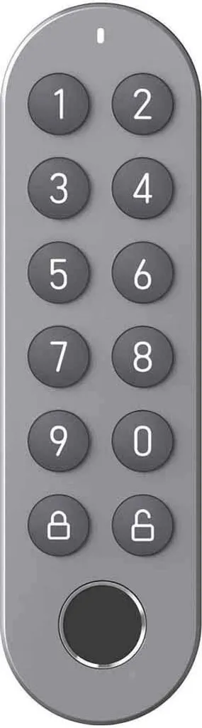 Verrou de clavier Lockin P1 Pro Argenté en alliage robuste avec code PIN