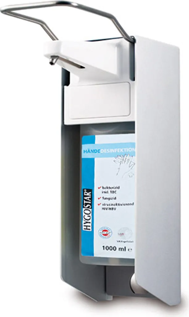 Distributeur de savon anti-contamination à levier court 500 ml