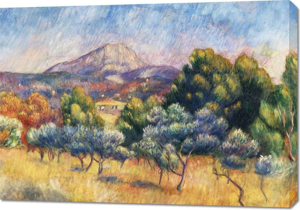 Bild 100x70cm Montagne Sainte-Victoire, Pierre-Auguste Renoir