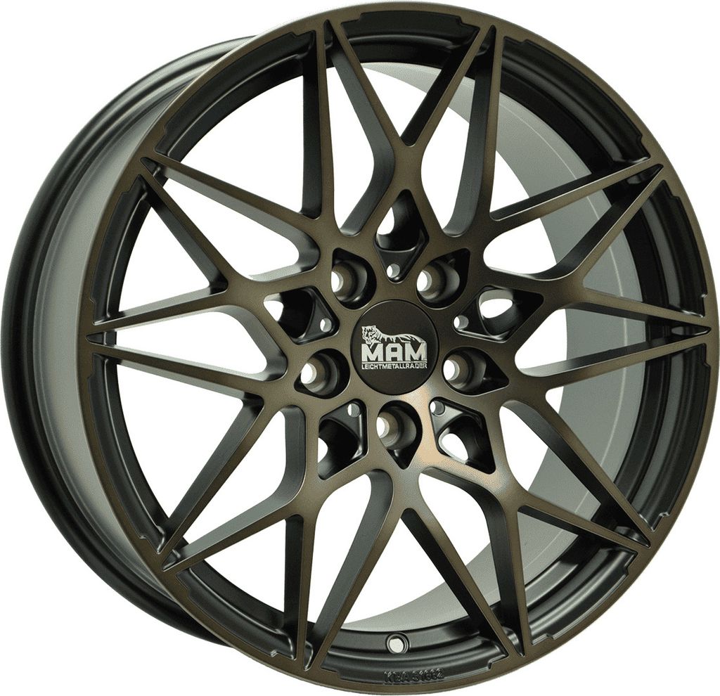 20 Zoll MAM B2 5x112 ET30 Alufelgen MATT BLACK BRONZE