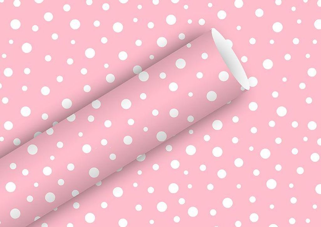 Braun & Company Geschenkpapier rosa 2 m x 70 cm Produktbild 