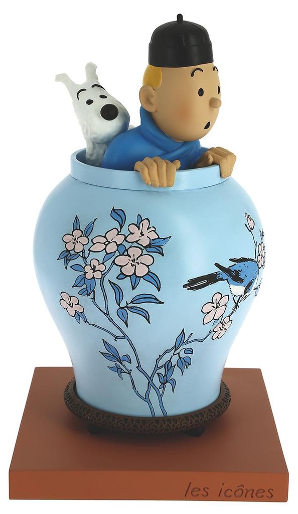 Collectible figure Moulinsart Tintin and Snowy in The Produktbild 