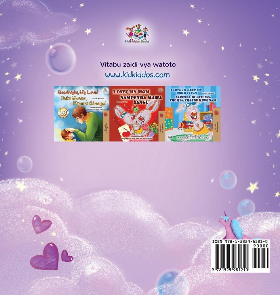 Sweet Dreams, My Love (Swahili Children's Book)