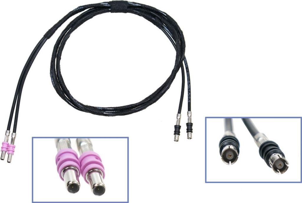 Fakrakabel 2x Buchse auf 2x Stift