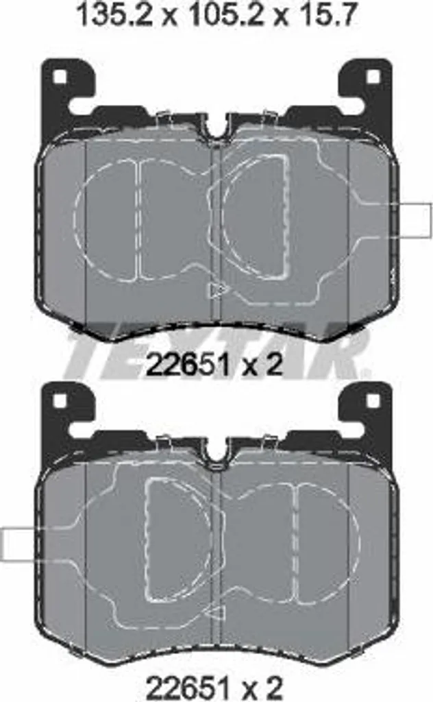 Plaquettes de Frein à Disque pour Jaguar F-Pace et Range Rover Velar