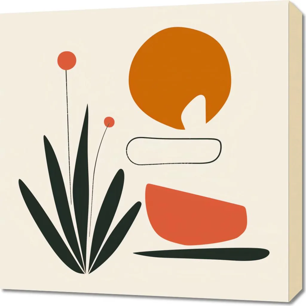 Quadro Zen 60x60 cm per Bagno e Spa | Decorazione Murale Rilassante