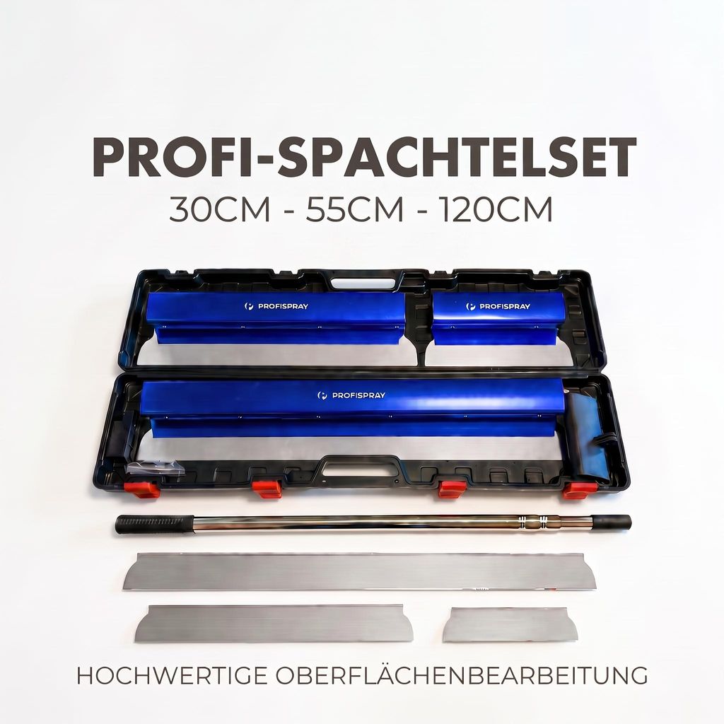 Profispray Profi-Spachtelset 30/55/120cm mit Teleskopstange Produktbild  KI-generiertes Bild