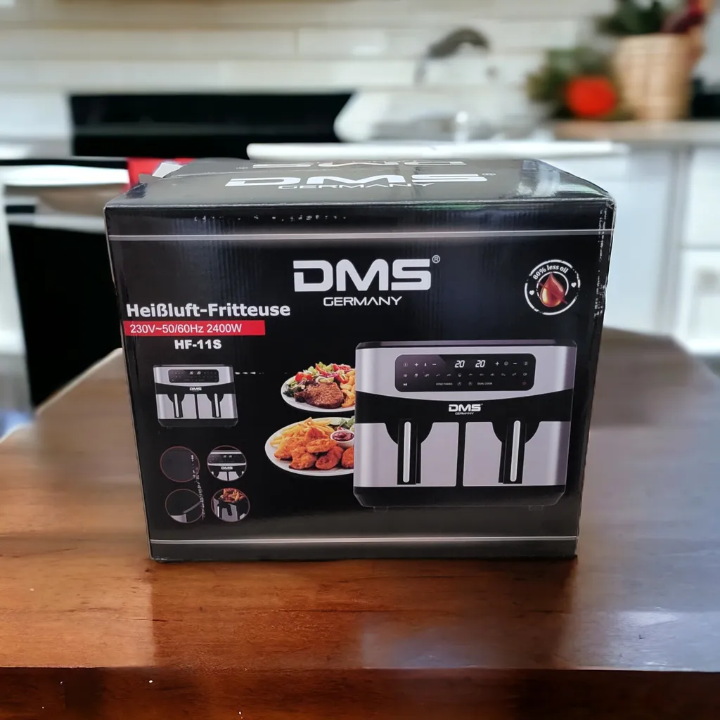 Friteuse sans huile double bac 11L DMS HF-11S numérique haute puissance