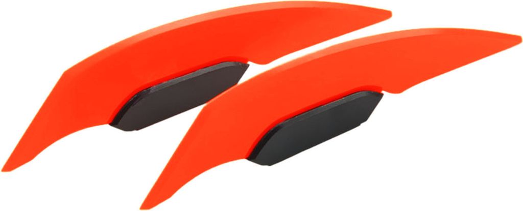 1 Paar Motorrad-Winglets, fester Flügelspoiler für Motorräder, Elektrofahrräder, einfach zu installieren, stilvolle, universelle, stabile Motor...