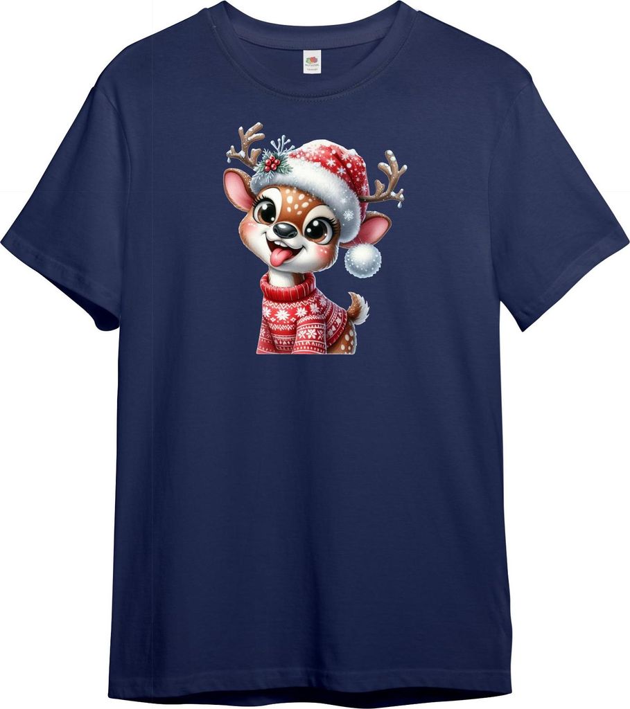 PAULGOS Kinder T-Shirt, freches Rentier