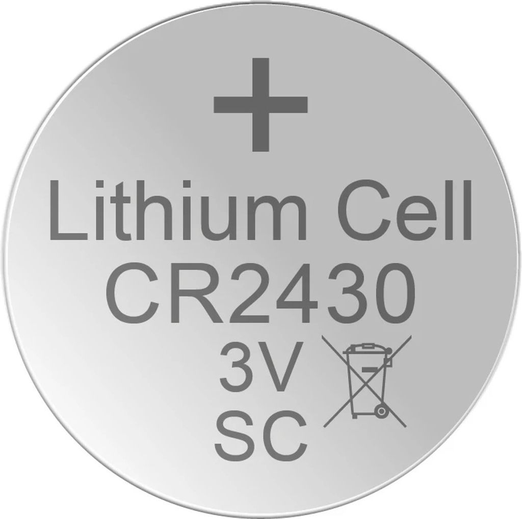 XCell Knopfzelle CR2430 (für viele verschiedene Kleingeräte, lange Lebensdauer)