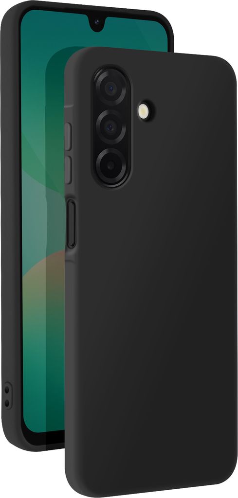 Akashi, Silikonhülle für Galaxy A26 Flexibel Gummi, Schwarz