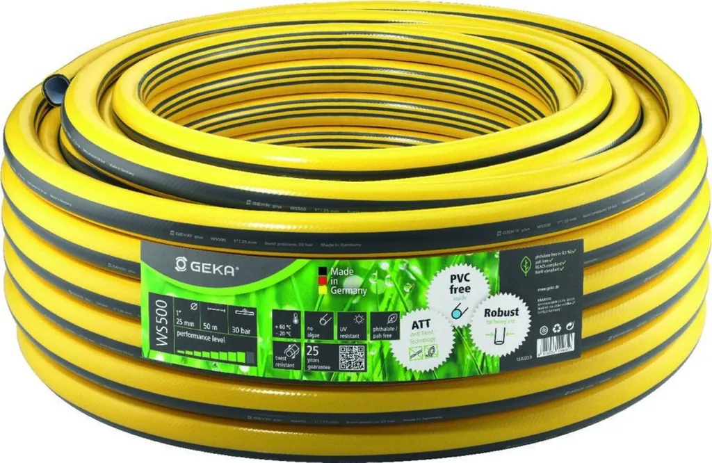 Tuyau d'eau indéformable GEKA plus WS500 de 50m haute pression 13.0223.9